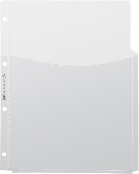 Actual product image Kolma A4 show pocket part-cover kangaroo grained superstrong (A4, 5 x)