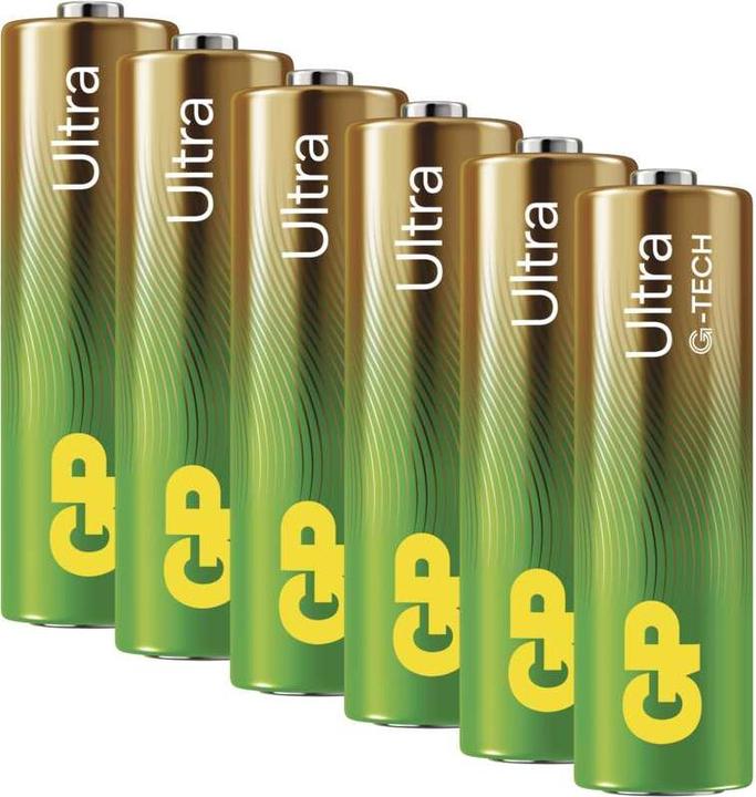 Actual product image GP Batteries GP alkaline battery ULTRA AA (LR6)- 6ks (6 pcs., AA)