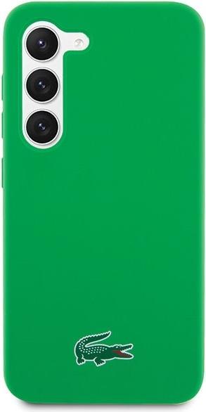Actual product image Lacoste LCHCS23SSLON S23 S911 zielony/green hardcase Silicone (Samsung Galaxy S23)