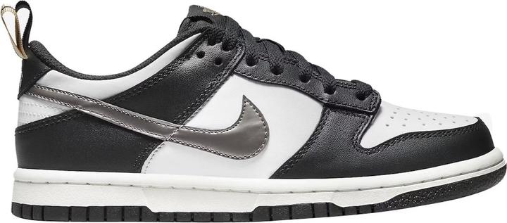 Produktbild Nike Dunk Low Black White Metallic (GS) (38.5)