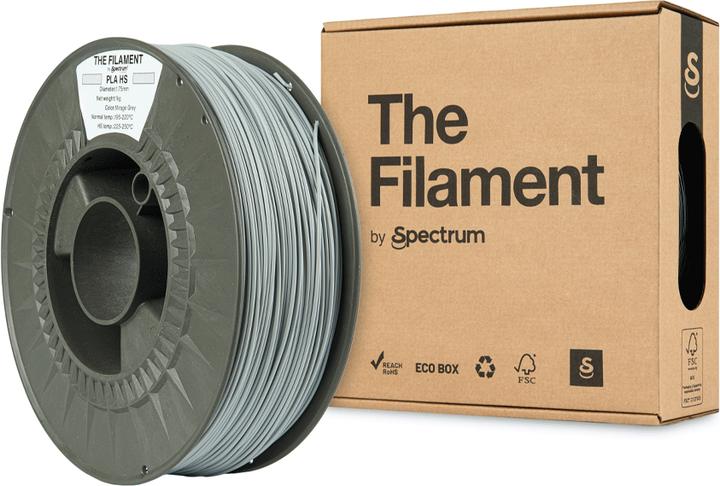 Produktbild The Filament PLA HS 1.75mm Mirage Grey 1kg (PLA, 1.75 mm, 1000 g, Grau)
