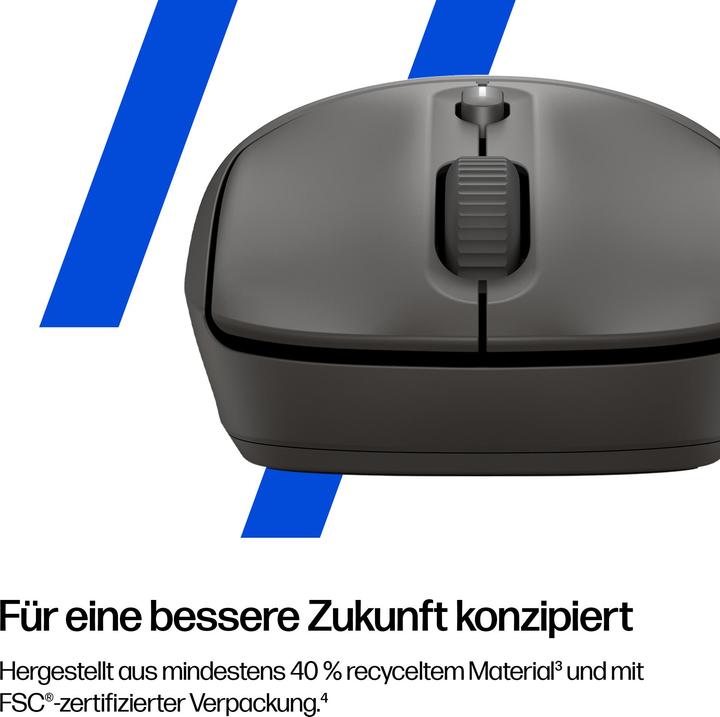 Actual product image HP 405 Quiet BLK Wireless Mouse EMEA-INT, 118 mm, 61 mm, 40 mm, 110 g, 125 mm, 85 mm (Wireless)