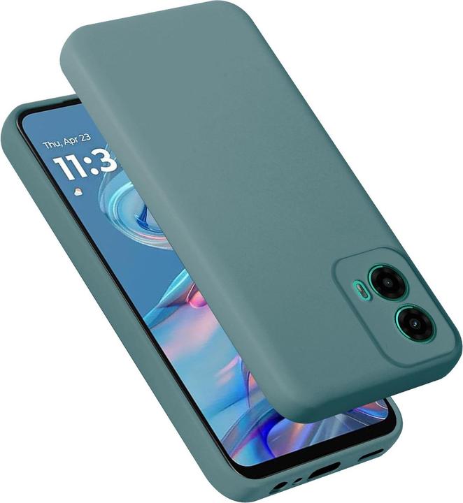 Actual product image Cadorabo Case for Motorola Moto G45 TPU Liquid Silicone Cover