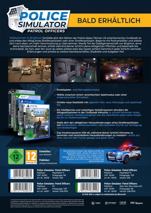 Actual product image astragon Police Simulator: Patrol Officers (PC, DE)
