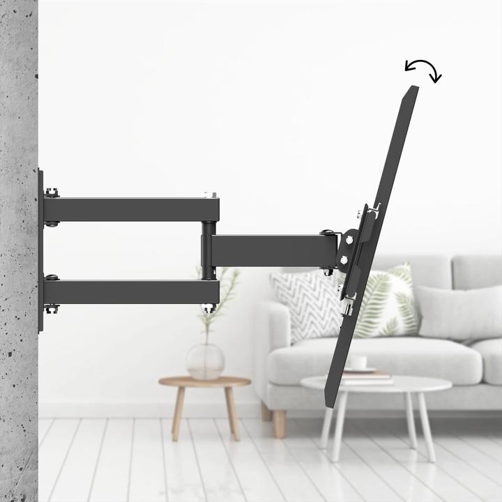 Image du produit Hama TV-Wandhalterung, schwenkbar, neigbar, ausziehbar, 191 cm (75"), bis 40 kg (Mur, 40 kg, 32" - 75")