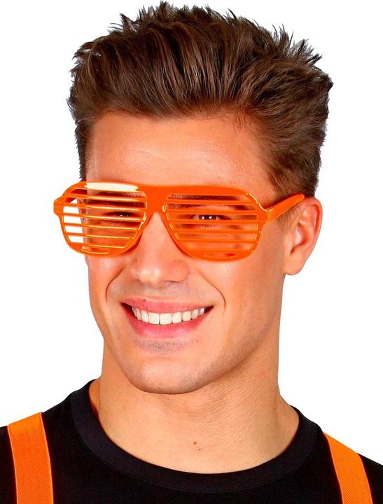 Actual product image Widmann 80s - Atzen glasses neon