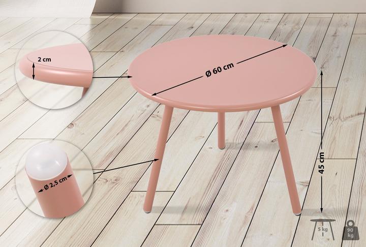 Image du produit CLP Table basse Minot résistante aux intempéries et aux UV