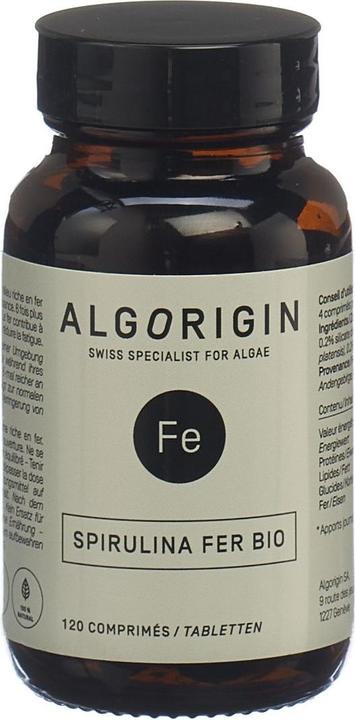 Image du produit Algorigin Fer Spiruline (120 pcs, Cachets, 60 g)