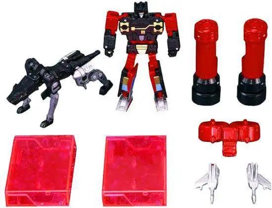 Actual product image Takara Tomy Transformers Japanese Masterpiece Collection Rumble & Jaguar Action Figure Set MP-15 (Ravage)
