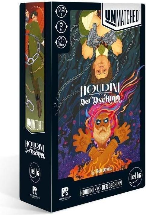 Produktbild Unmatched Houdini vs Der Dschinn (Deutsch, 2 Spieler)