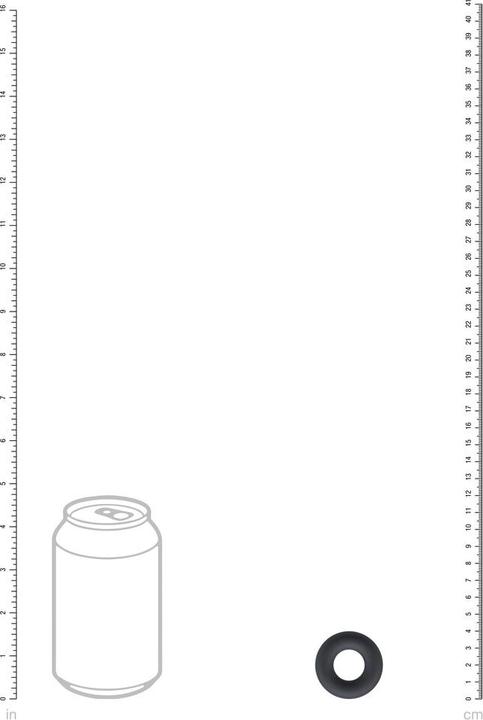 Immagine prodotto Shots Solid Silicone Cockring - XS - Black (4 cm)