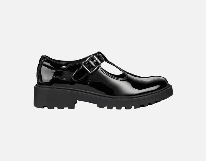 Produktbild Geox Mädchen J Casey G E Lederschuhe mit Schnalle (36)