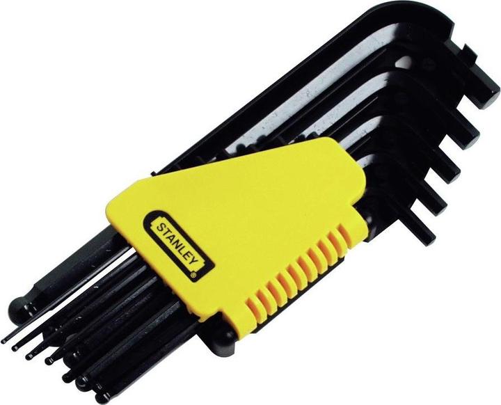 Actual product image Stanley Pin spanner with ball head, set, 11 pcs.