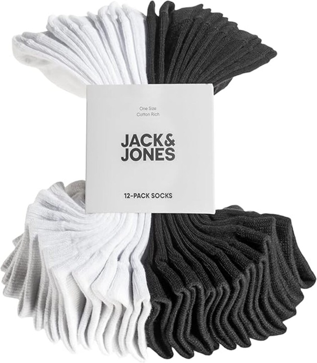 Jack & Jones Unisex sneaker socks 12 pack