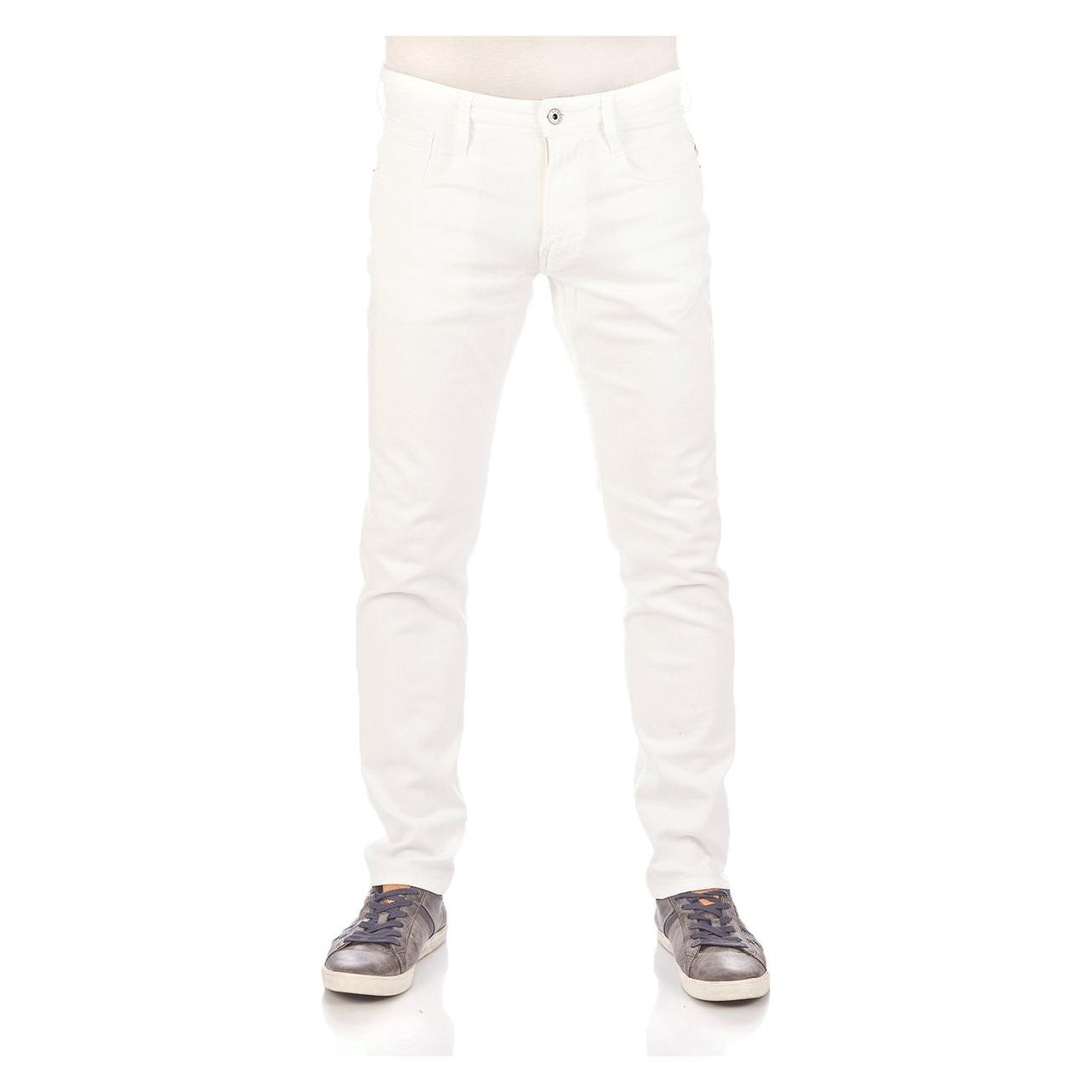 Replay, Herren, Jeans, Anbass Slim Fit, Weiss, (W33/L30)