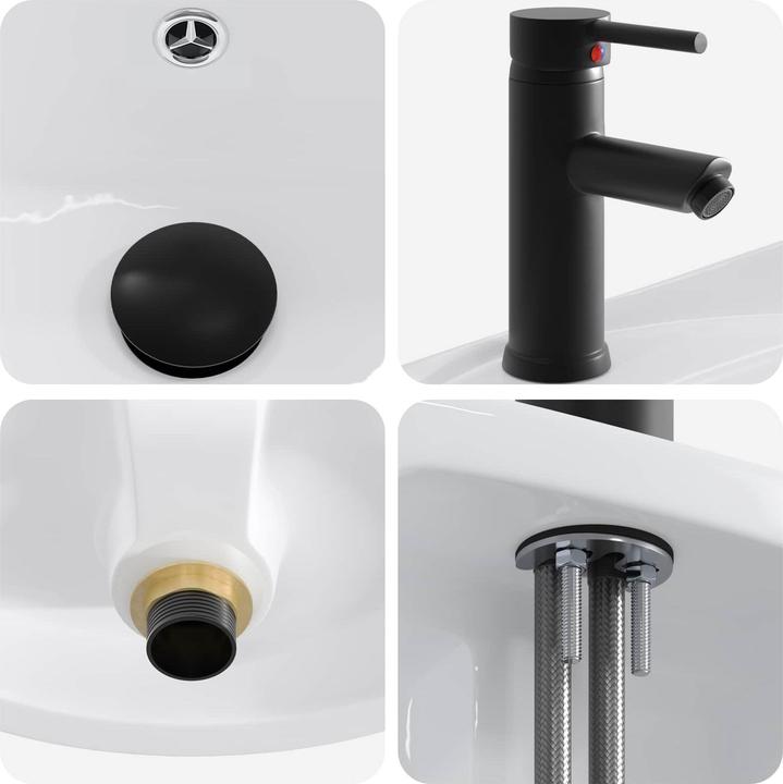Produktbild vidaXL Waschbecken fürs Badezimmer (350 mm, 590 mm)
