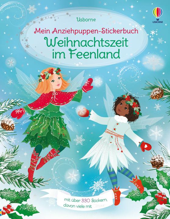 Produktbild Mein Anziehpuppen-Stickerbuch: Weihnachtszeit im Feenland