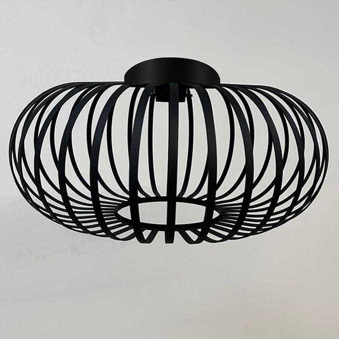 Bamyum, Applique + Plafoniera, Vertigo-Cage Deckenleuchte Schwarz (E27)