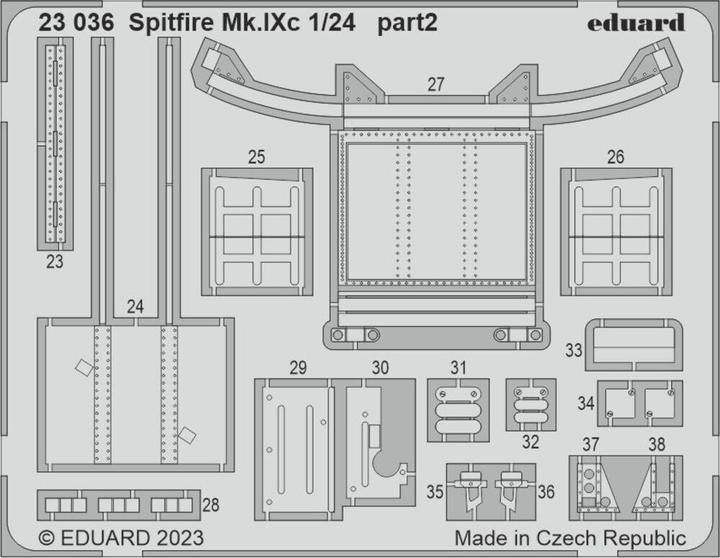 Immagine prodotto Eduard Spitfire Mk.IXc 1/24 AIRFIX