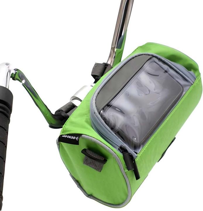 Produktbild Dunlop - Fahrradlenkertasche/Gepäcktasche mit Smartphonetasche (grün) (1.20 l, Lenkertasche)