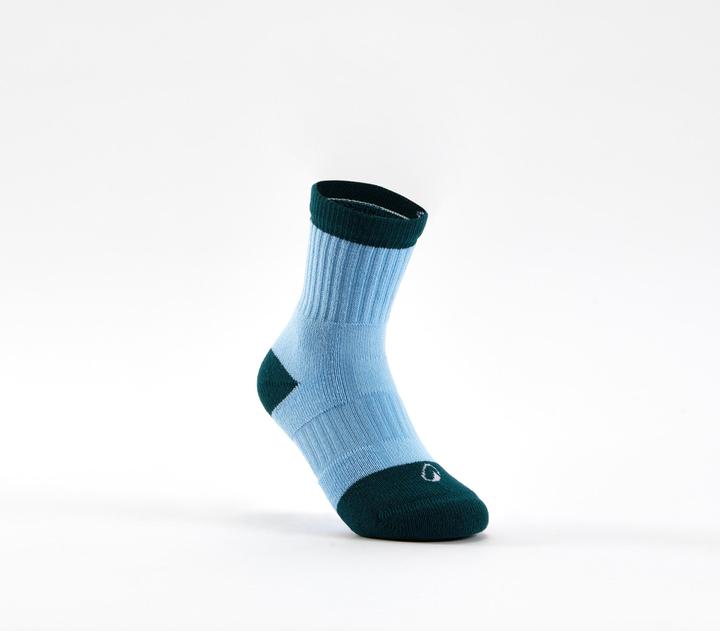 Produktbild Decathlon Kids' High Sports Socks RS 500 Tri-Pack - White/Blue (31 - 34)