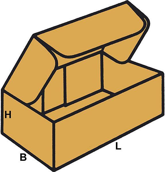 Immagine prodotto kaiserkraft Scatole di cartone forato con chiusura a innesto, FEFCO 0426 (100 x)