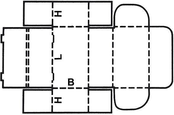 Immagine prodotto kaiserkraft Scatole di cartone forato con chiusura a innesto, FEFCO 0426 (100 x)
