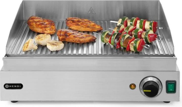 Produktbild Hendi Grillplatte Profi Line gerillt 230V 2400W (2.40 kW)