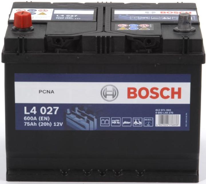 Immagine prodotto Bosch Automotive Starterbatterie L4 027 12V 75Ah 600A (12 V, 75 Ah, 600 A)