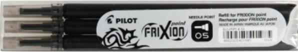 Produktbild Pilot FriXion Refill Point (3 Stück, Schwarz, 0.50 mm)