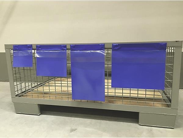 Actual product image kaiserkraft Neodymium magnetic pockets, VE 50 pcs. (A4, 25 pcs.)