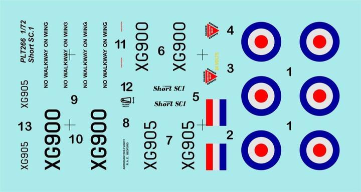 Actual product image Planet Models Short SC-1 First British VTOL Aircraft
