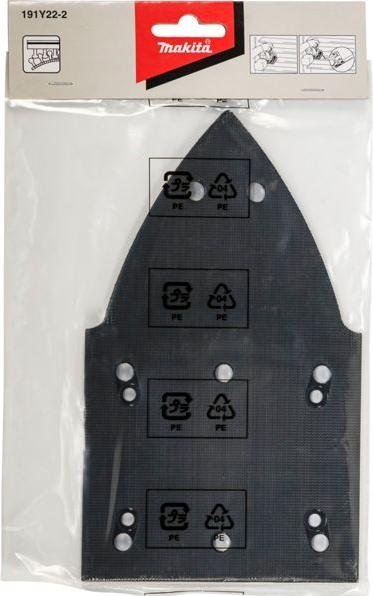 Produktbild Makita Grundplatte Klett Dreieckig