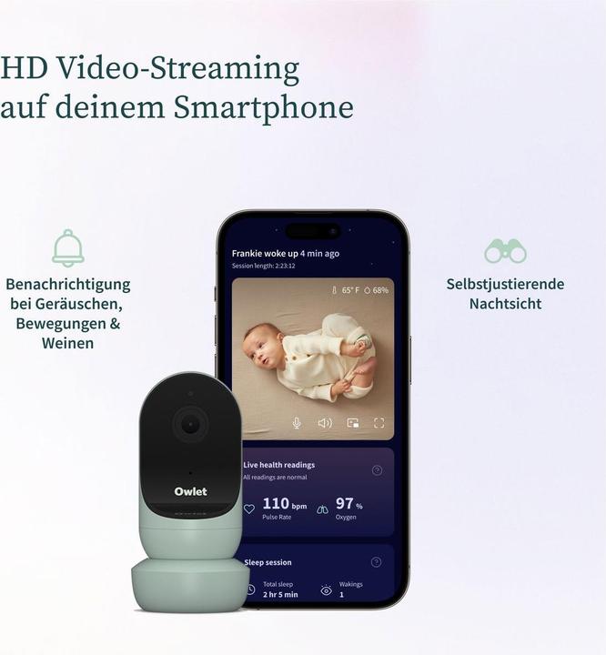 Image du produit Owlet Cam 2 (Vidéo et audio, 30 m)