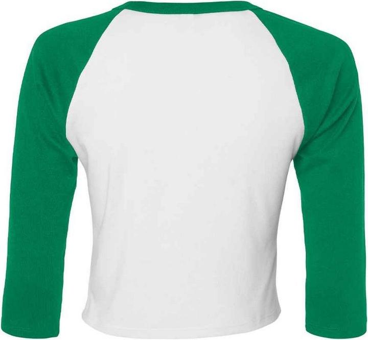 Immagine prodotto Bella Canvas Maglietta Corta Raglan Manica a 3/4 Donna (L)