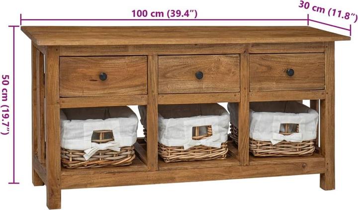 Produktbild vidaXL Sideboard (30 x 100 x 50 cm)