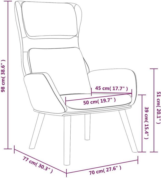 Produktbild vidaXL Relaxsessel