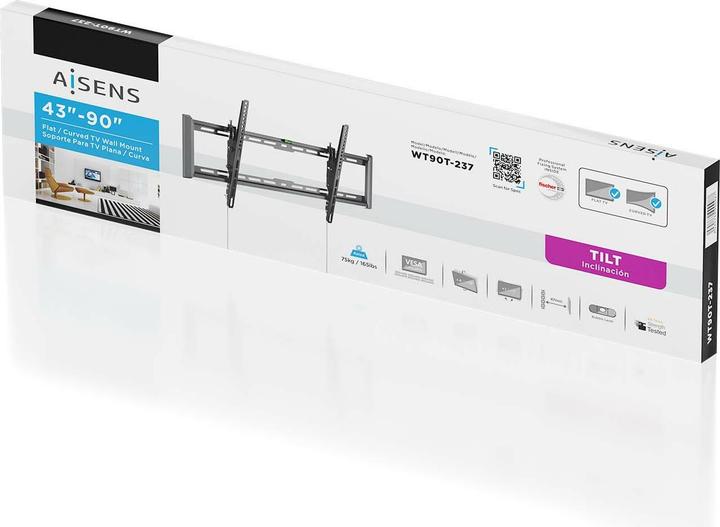 Produktbild Aisens WT90T-237 (Wand, 75 kg, 43" - 90")