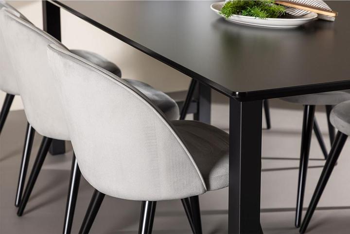 Produktbild Ebuy24 Essgruppe Oslo schwarz (MDF)