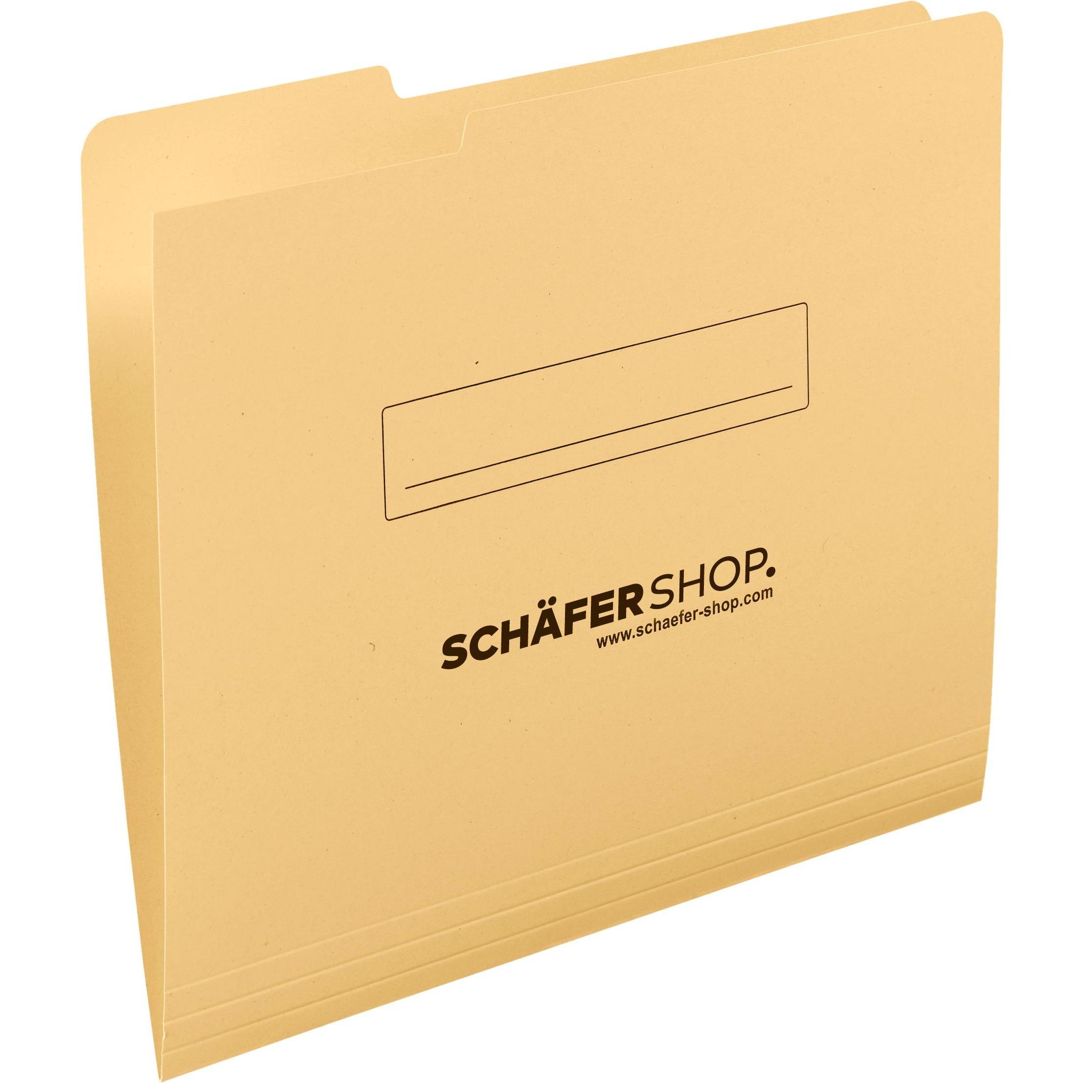 2x Schäfer Shop, Mappe, Einschiebmappe, DIN A4, Karton (A4, 50 x)