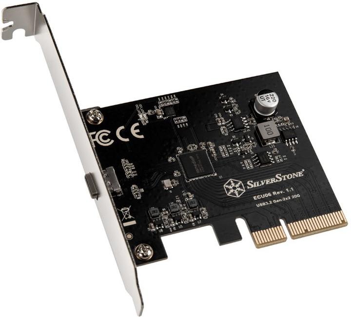 Produktbild Silverstone SST-ECU06 - SuperSpeed USB 20Gbps, PCI Express Gen3 x4 lanes, transfer rate up to 32GT/