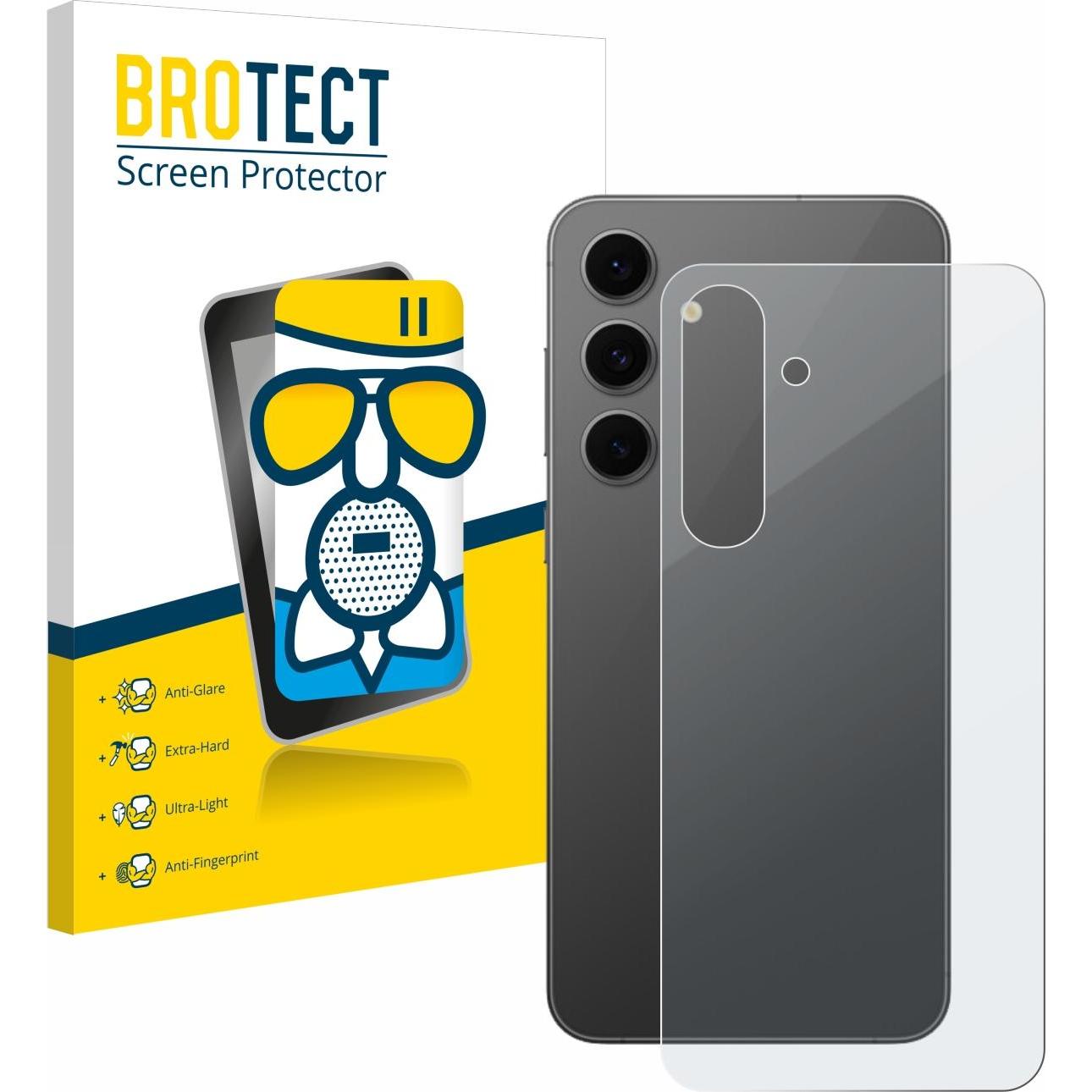 BROTECT Schutzglas Schutzfolie Glas Folie Displayschutz matt (1 Stück, Samsung Galaxy S21), Smartphone Schutzfolie, Grau