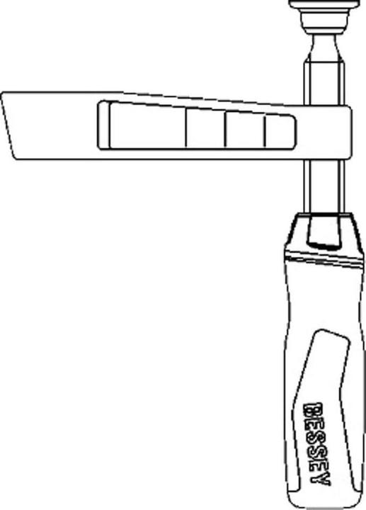 Actual product image Bessey clamp (120 mm)
