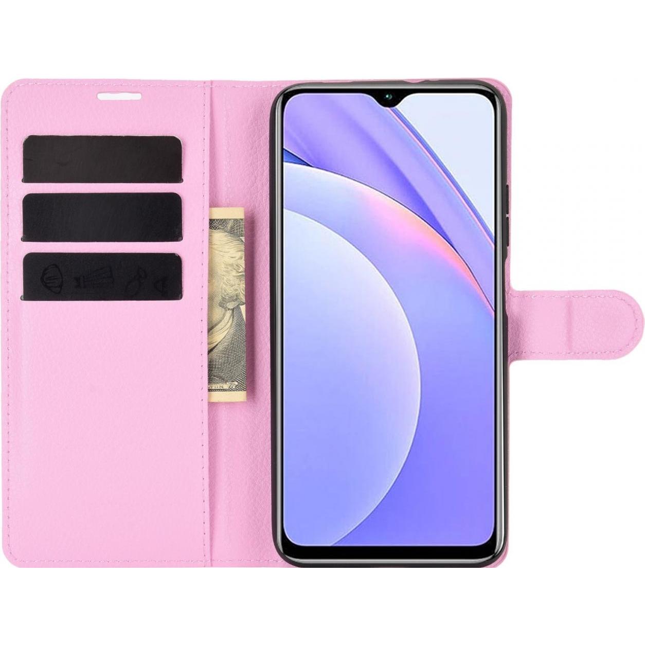 Thumbnail - Screenguard Xiaomi Redmi 9T Leather Guard Lederhülle (Xiaomi Redmi 9T), Smartphone Hülle, Rosa