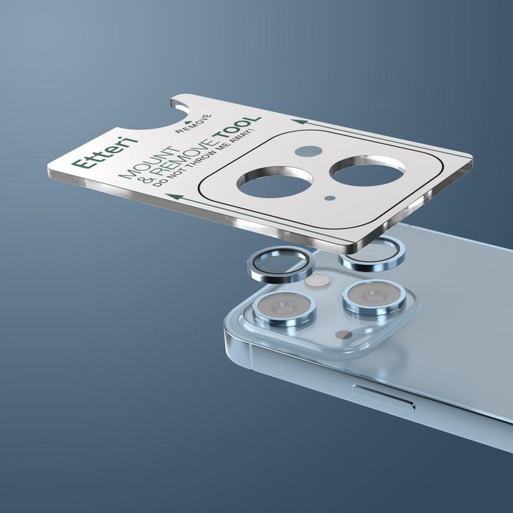 Image du produit Etteri camera lens protector for iPhone 14 / 14 Plus blue (3 pcs, Apple iPhone 14, Apple iPhone 14 Plus)