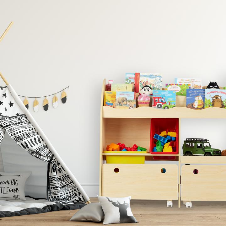 Actual product image Relaxdays Playroom Storage For Toys & Books