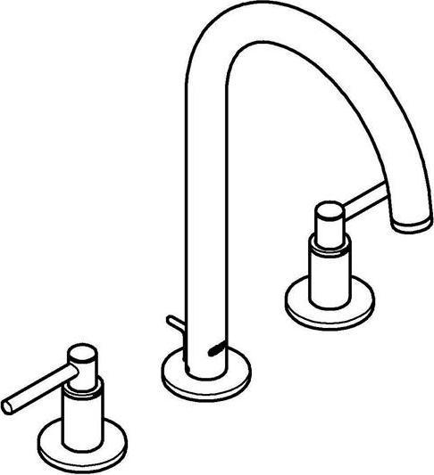 Produktbild Grohe Atrio 3-Loch-Waschtischbatterie