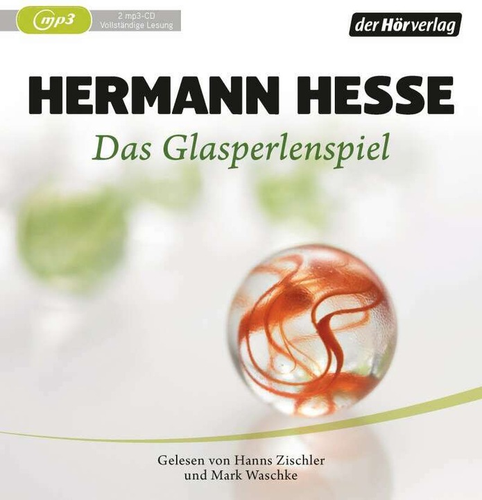 Produktbild Das Glasperlenspiel (Wolf-Dietrich Fruck, Hans-Peter Krüger, Hanns Zischler, Mark Waschke, Hermann Hesse, Deutsch)