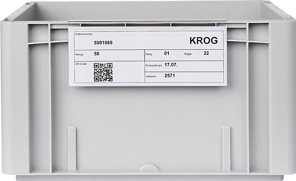 Produktbild kaiserkraft Hartkunststofftaschen (100 Stück)