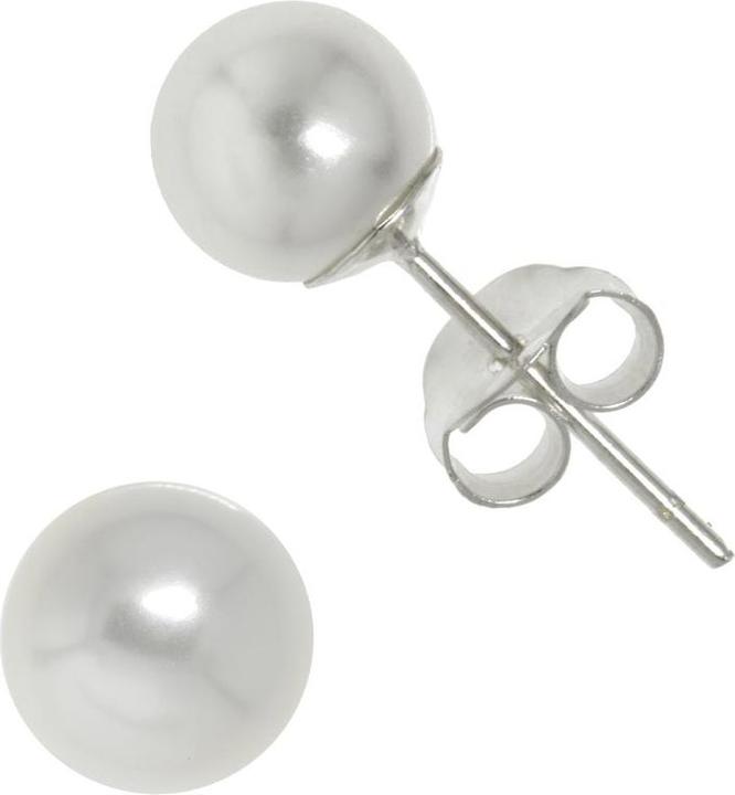 Image du produit Bijouteria Clous d'oreille (Perle synthétique, Argent 925)